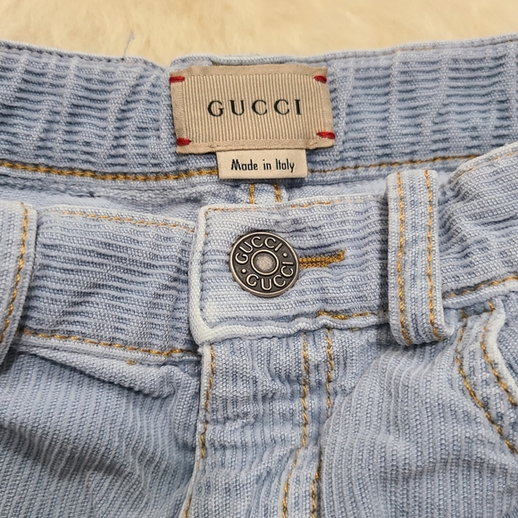 GUCCI Kids Bermuda Cotton Corduroy - Picture 3 of 8